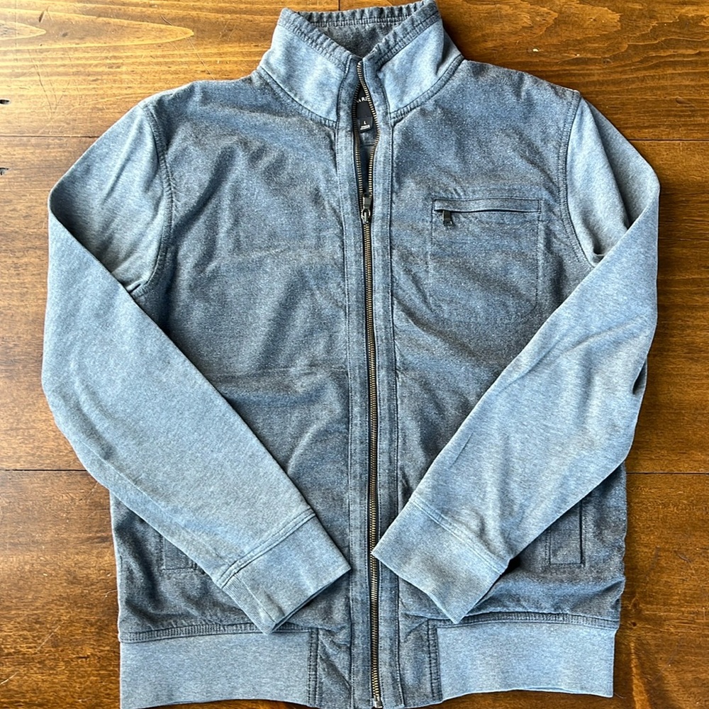 Banana Republic Full Zip Jean + Sweatshirt Jacket - Sz L